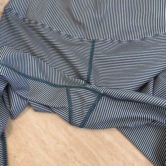 NWOT Nanette Lepore Activewear Celestial Striped Equator Crop Tights Leggings M - Picture 8 of 12